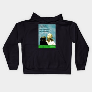 Jane Goodall Inspirational Quote Kids Hoodie